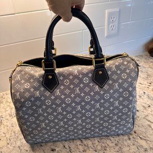LOUIS VUITTON Monogram Idylle Speedy Bandouliere 30 Encre - GREAT CONDITION